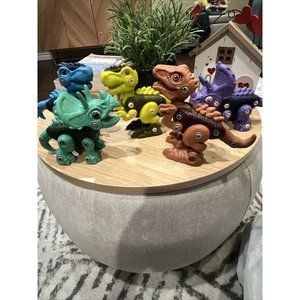 Take Apart Dinosaur Toy Velociraptor Triceratops T-Rex STEM Educational
